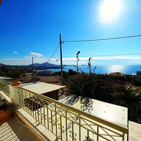 Villa "Eva" - Entire Beachfront Holiday Home - 4S Agia Marina (Attica) Exterior foto