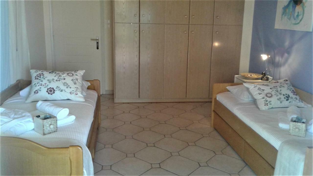 Villa "Eva" - Entire Beachfront Holiday Home - 4S Agia Marina (Attica) Exterior foto